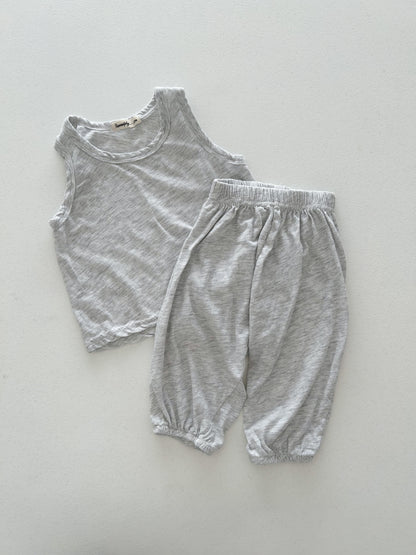 Toddler SS26 Cool Sleeveless Top and Jogger Pants Sets (6m-7y) - 3 Colors - AT NOON STORE