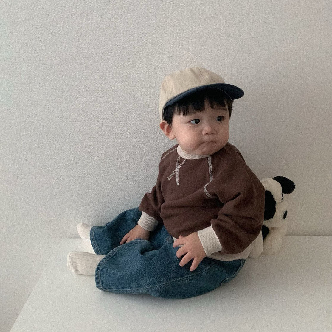Toddler F25 Contrast Brim Baseball Cap (1-4y) - 3 Colors - AT NOON STORE