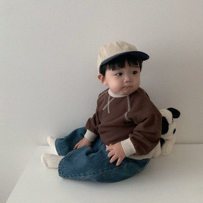 Toddler F25 Contrast Brim Baseball Cap (1-4y) - 3 Colors - AT NOON STORE