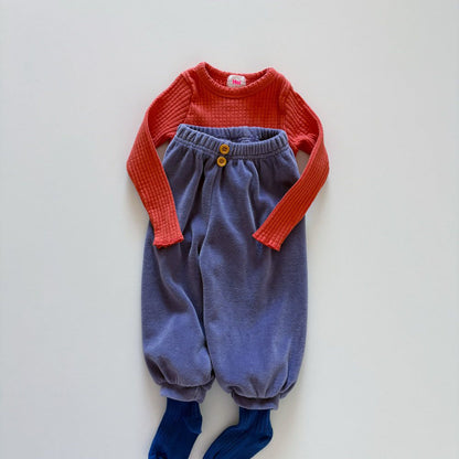 Toddler F26 Textured Long Sleeve Top (1-6y) - 5 Colors