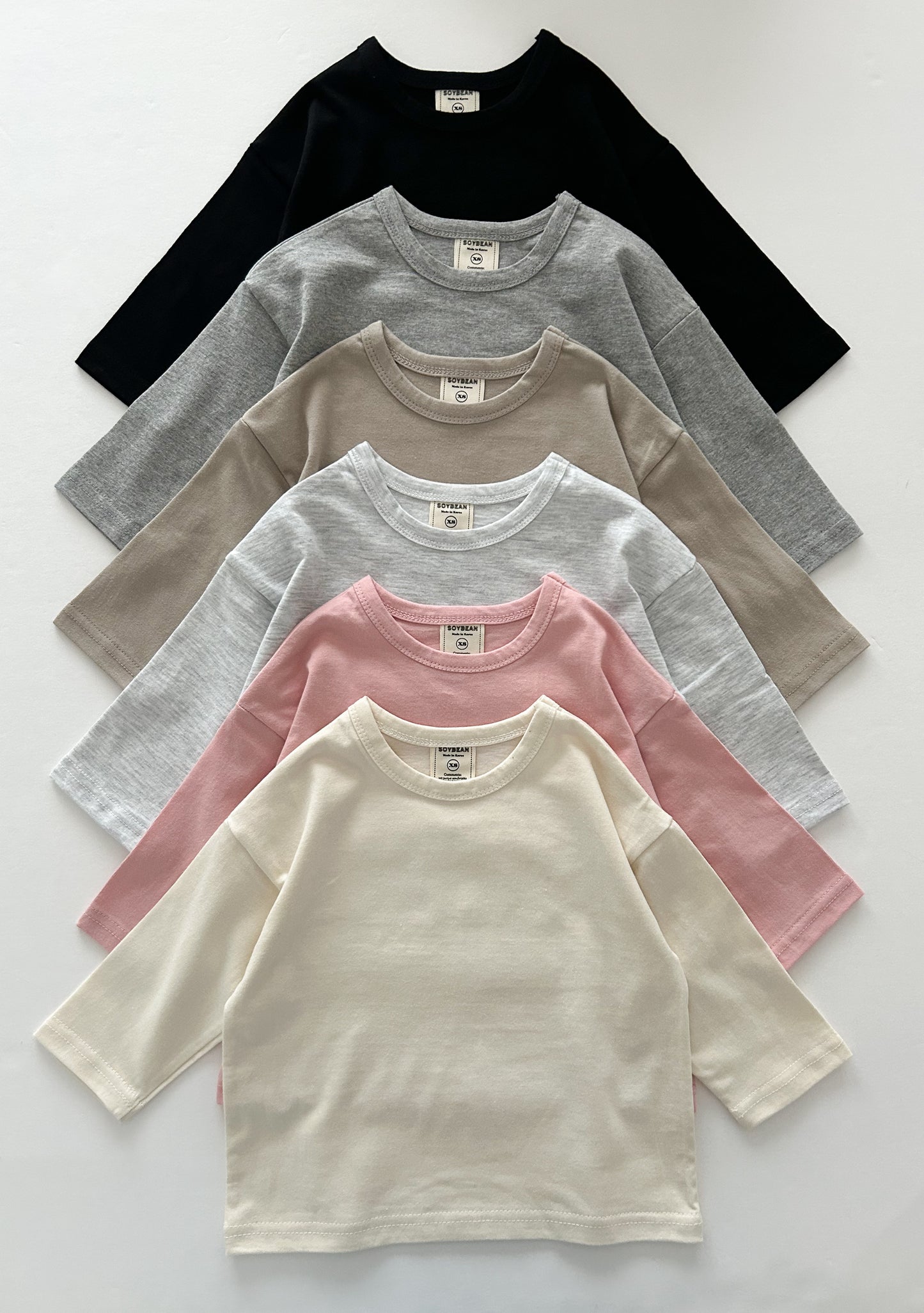Kids Soft Cotton Basic Top (1-6y) - 6 Colors