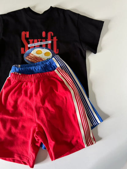 Kids SS25 Side Line Track Shorts (3-7y) - 2 Colors - AT NOON STORE