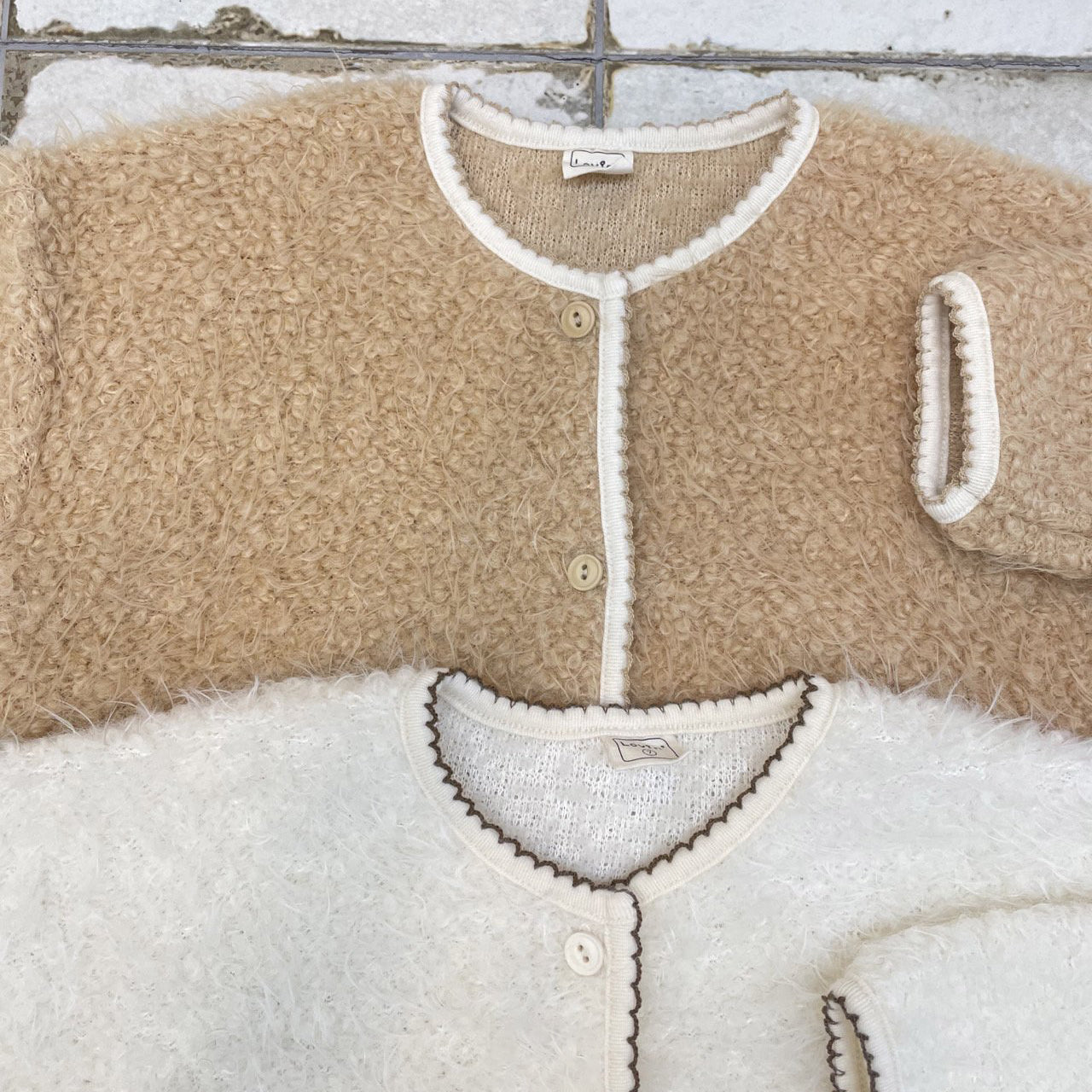 Toddler W25 Fuzzy Cardigan (1-7y) - 2 Colors