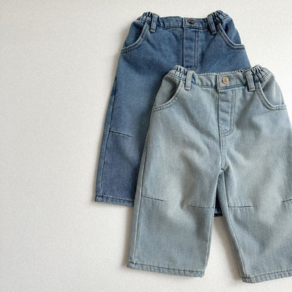 Toddler W25 Darted Denim Pants (10m-4y) - 2 Colors - AT NOON STORE