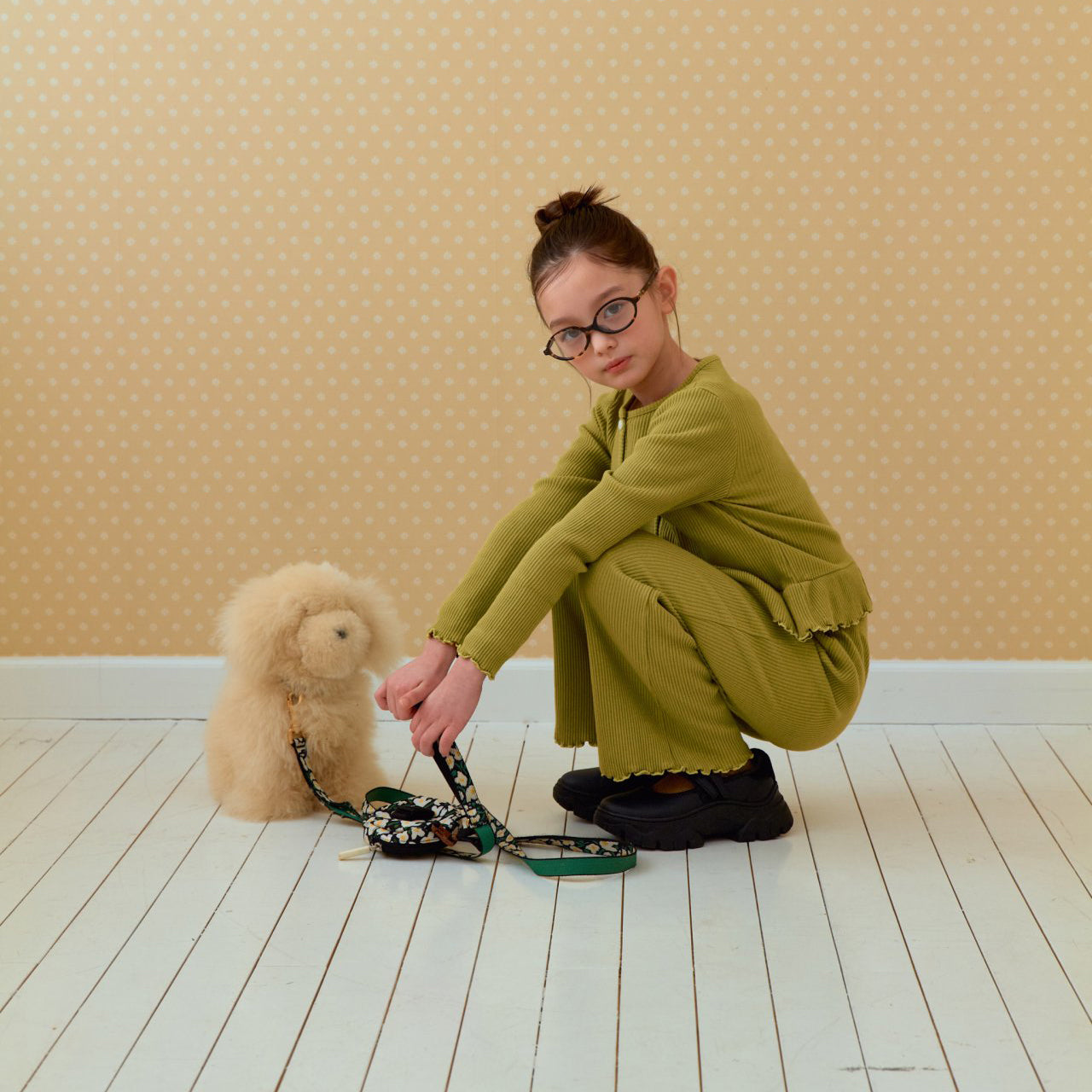 Toddler SP26 Lettuce-Edge Ribbed Peplum Cardigan (2-7y) - 2 Colors - AT NOON STORE