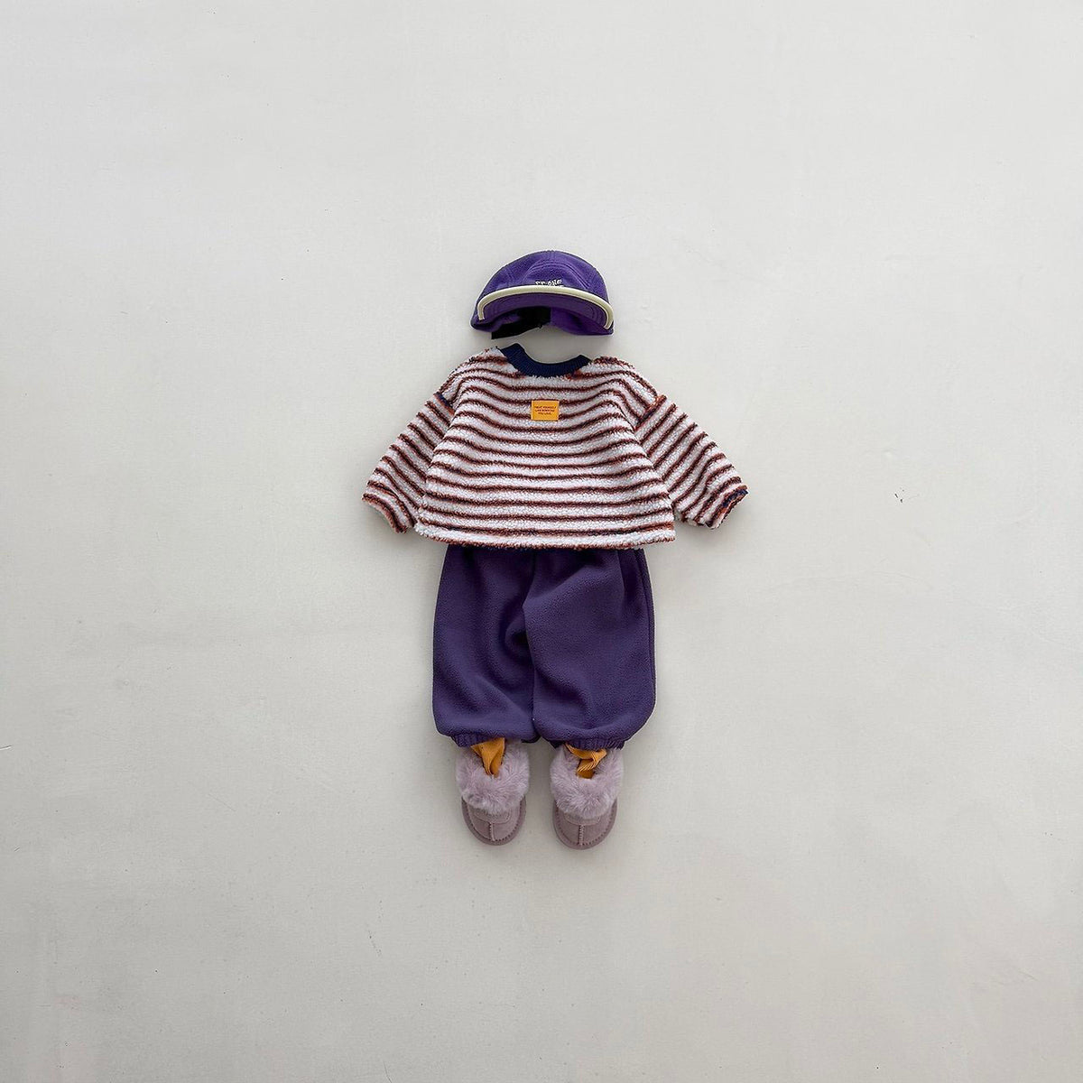 Baby Toddler FW26 Fleece Jogger Pants (4m-6y) - 4 Colors