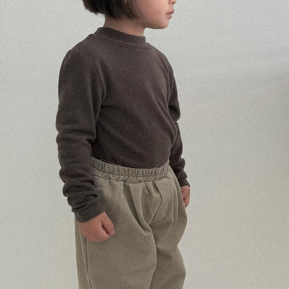 Baby/Toddler Bella W25 Mock Neck Long Sleeve Top (6m-6y) - 3 Colors