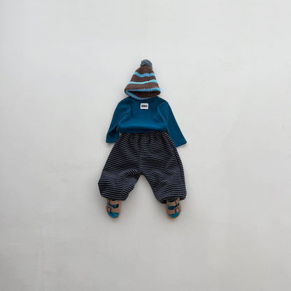Toddler FW26 Winter Ribbed Long Sleeve Top (4m-6y) - 4 Colors