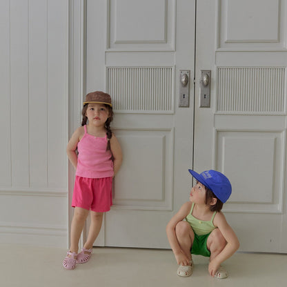 Toddler SS26 Pointelle Ribbed Tank Top (2-7y) - 2 Colors - AT NOON STORE