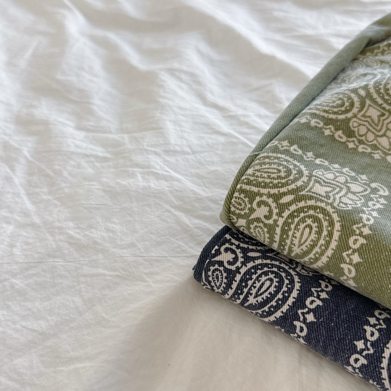 Kids SP26 Paisley Print Pull-on Pants (2-7y) - 2 Colors - AT NOON STORE