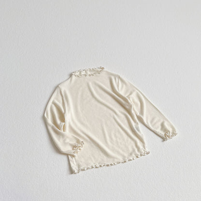 Toddler SP26 Lettuce-Edge Long Sleeve Top (1-6y) - 3 Colors - AT NOON STORE