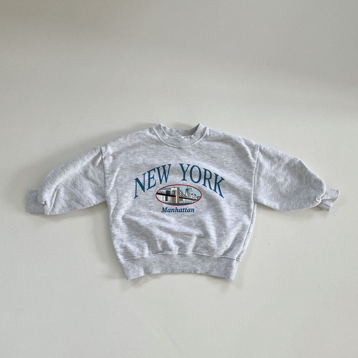 Toddler 'New York Manhattan' Long Sleeve Sweatshirt (2-7y) - 2 Colors