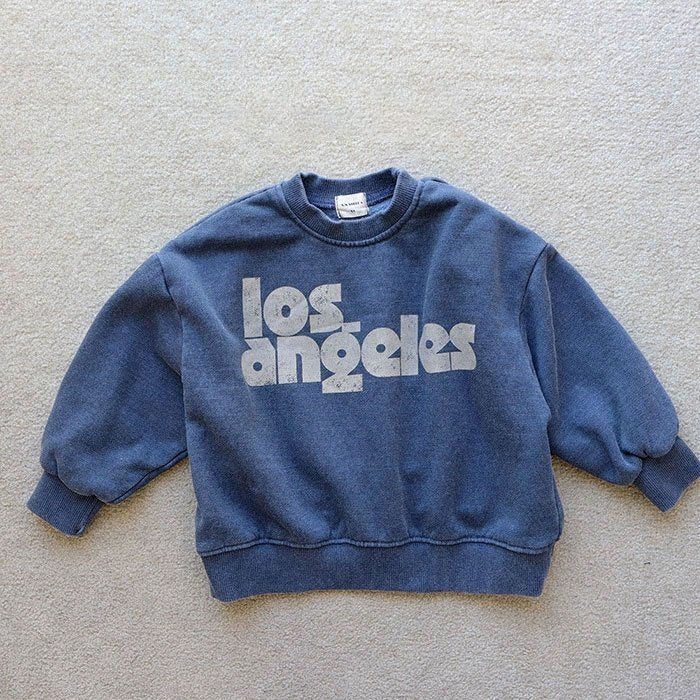 Toddler 'Los Angeles' Print Brushed Cotton Sweatshirt (15m-7y) -2 Colors