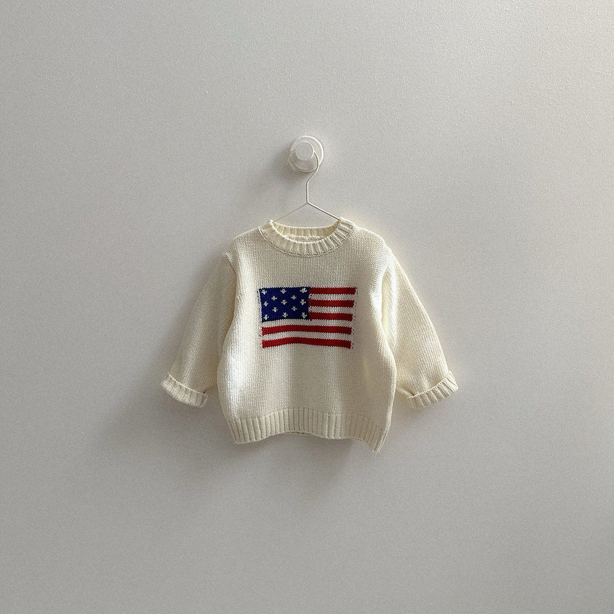 Toddler FW26 American Flag Sweater (10m-4y) - 3 Colors