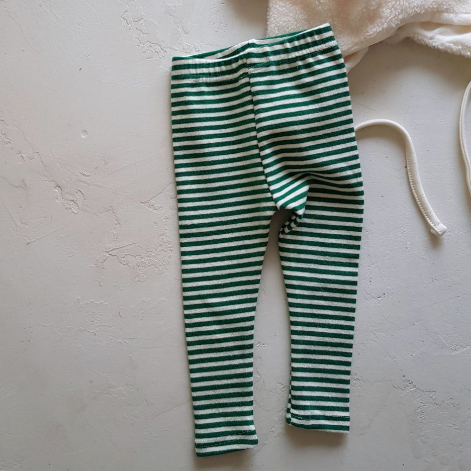 Baby W24 Holiday Stripe Leggings (6-18m) - 2 Colors