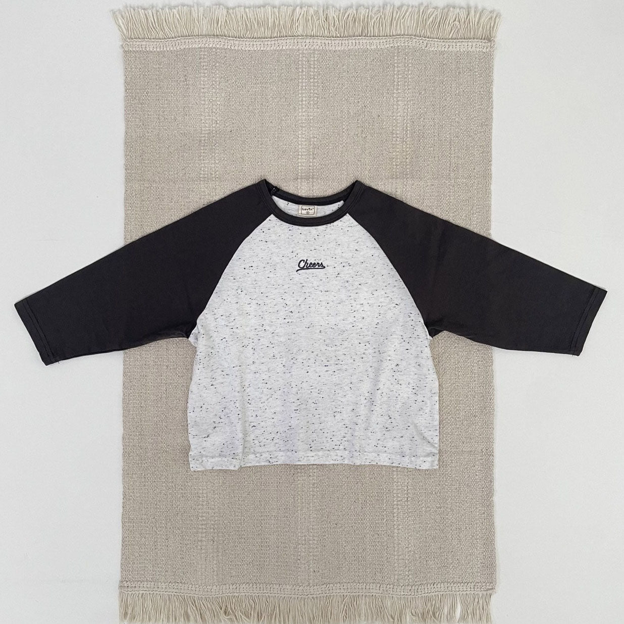 Toddler F25 Cheers Raglan Long Sleeve Top (1-7y) - 2 Colors - AT NOON STORE
