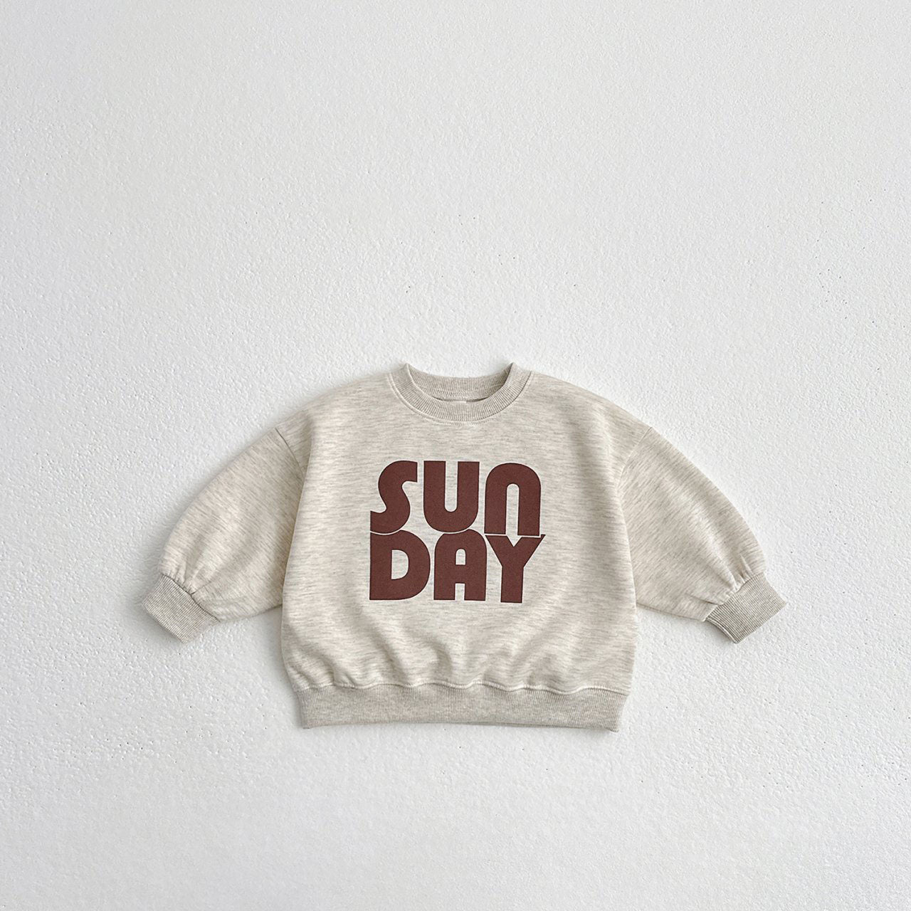 Toddler 'SUNDAY' Print Long Sleeve Sweatshirt (1-10y) - 3 Colors - AT NOON STORE