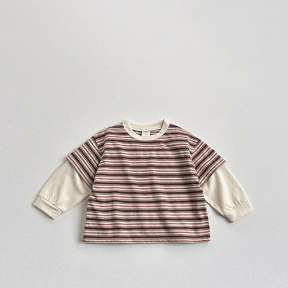 Toddler F25 Double Layer Long Sleeve Top (1-6y) - 3 Colors - AT NOON STORE
