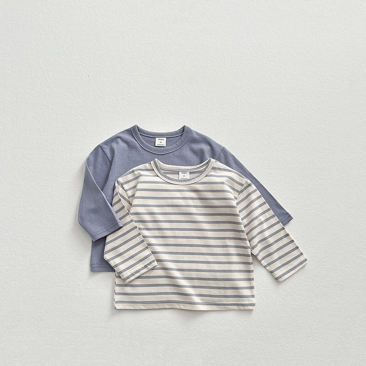 Toddler F26 2-Pack Crewneck Long Sleeve T-Shirt (2-9y) - 3 Colors