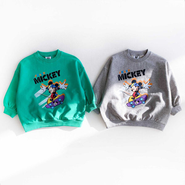 Toddler Skating  Mickey Sweatshirt (2-6y) - 2 Colors