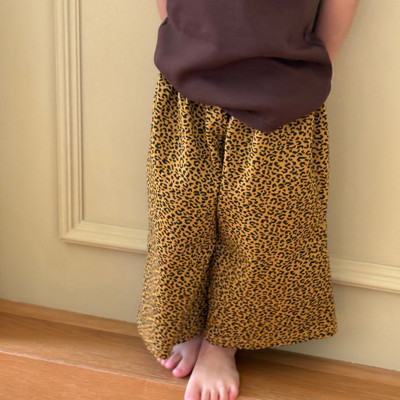 Toddler SS26 Leopard Pull-On Pants (1-7y) - 2 Colors - AT NOON STORE
