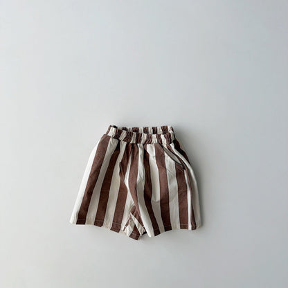 Toddler SS26 Stripe Shorts (1-7y)- 3 Colors