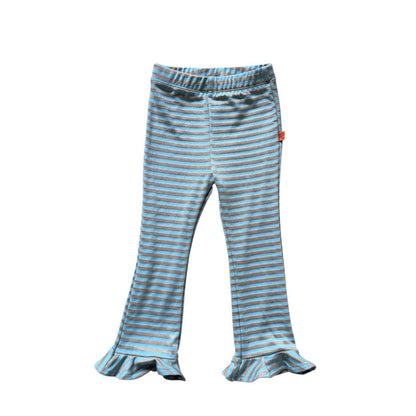 Kids SP26 Stripe Ruffle Hem Leggings (2-7y) - 2 Colors