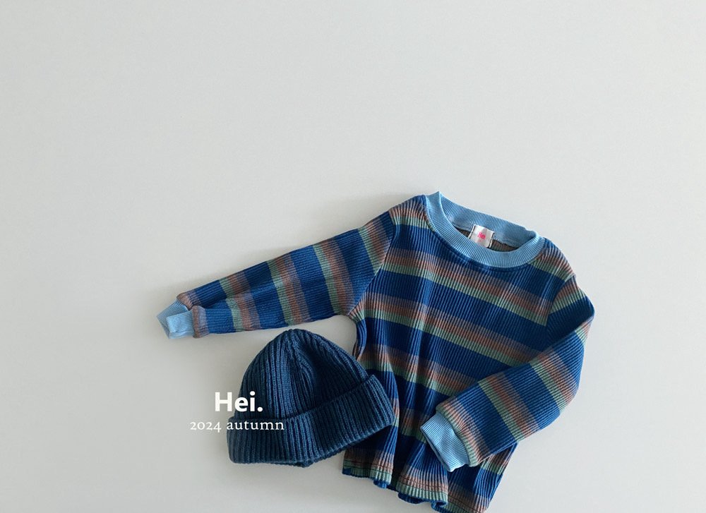 Toddler Retro Stripe Ribbed Top (1-6y) - 2 Colors - AT NOON STORE