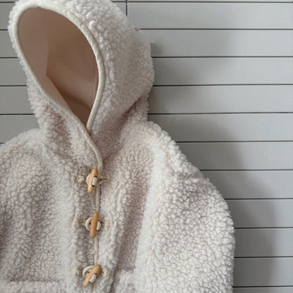 Baby Bella W25 Sherpa Hooded Pocket Duffle Jacket (6m-3y) - 2 Colors