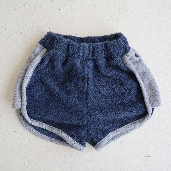 Toddler Colorblock Terry Cloth Shorts (15m-7y) -2 Colors