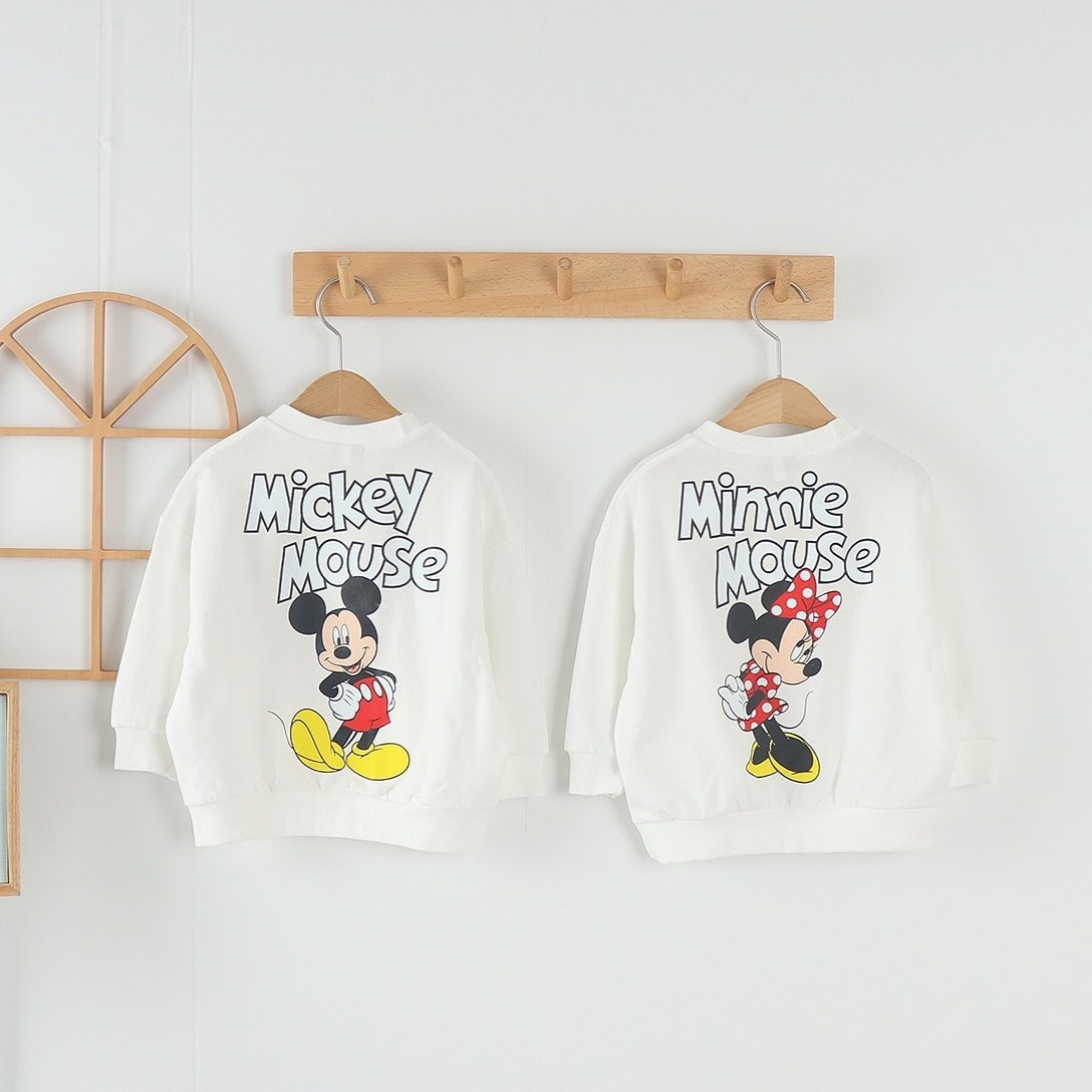 Family Disney Mickey and Minnie Sweatshirt (2-8y , Mom , Dad) - 2 Colors - AT NOON STORE