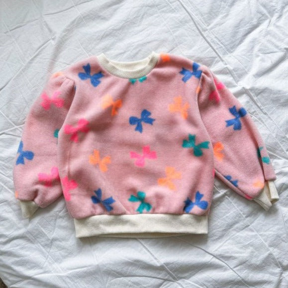 Toddler Patterned Fleece Top (2-5y)- 2Colors - AT NOON STORE