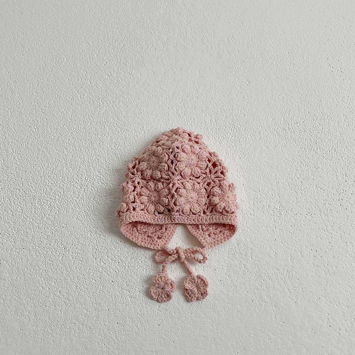 Toddler W24 Crochet Flowers Hat (2-5y) - 3 Colors