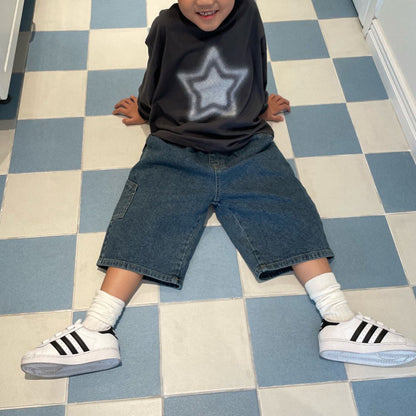 Kids F25 Jacquard Denim Bermuda Shorts (2-7y) - 2 Colors