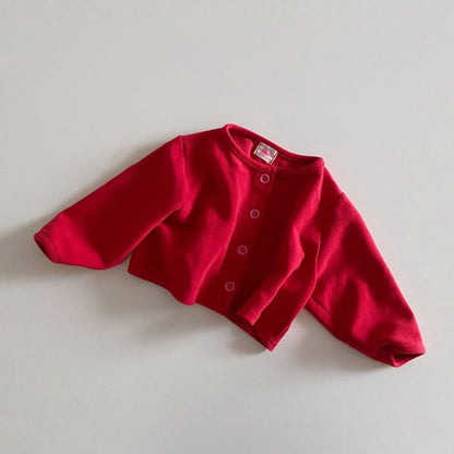 Toddler S25 Soft Long Sleeve Cropped Cardigan (1-6y) - 2 Colors