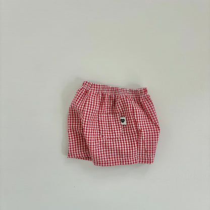 Baby Toddler Land SS25 Seersucker Gingham Shorts (4m-6y) - 4 Colors - AT NOON STORE