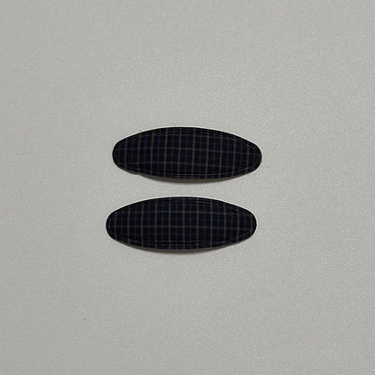 Girls Plaid Hair Clips (2pk) - 4 Colors