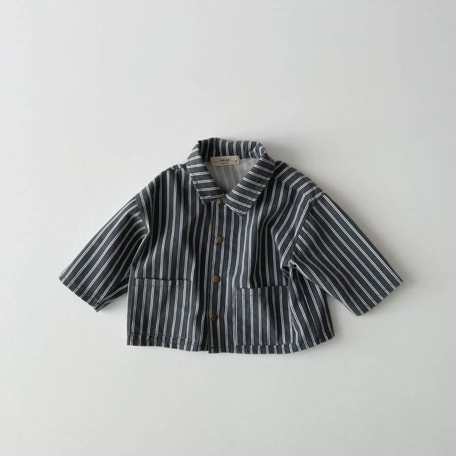 Toddler S25 Stripe Pocket Jacket (1-6y) - 2 Colors - AT NOON STORE