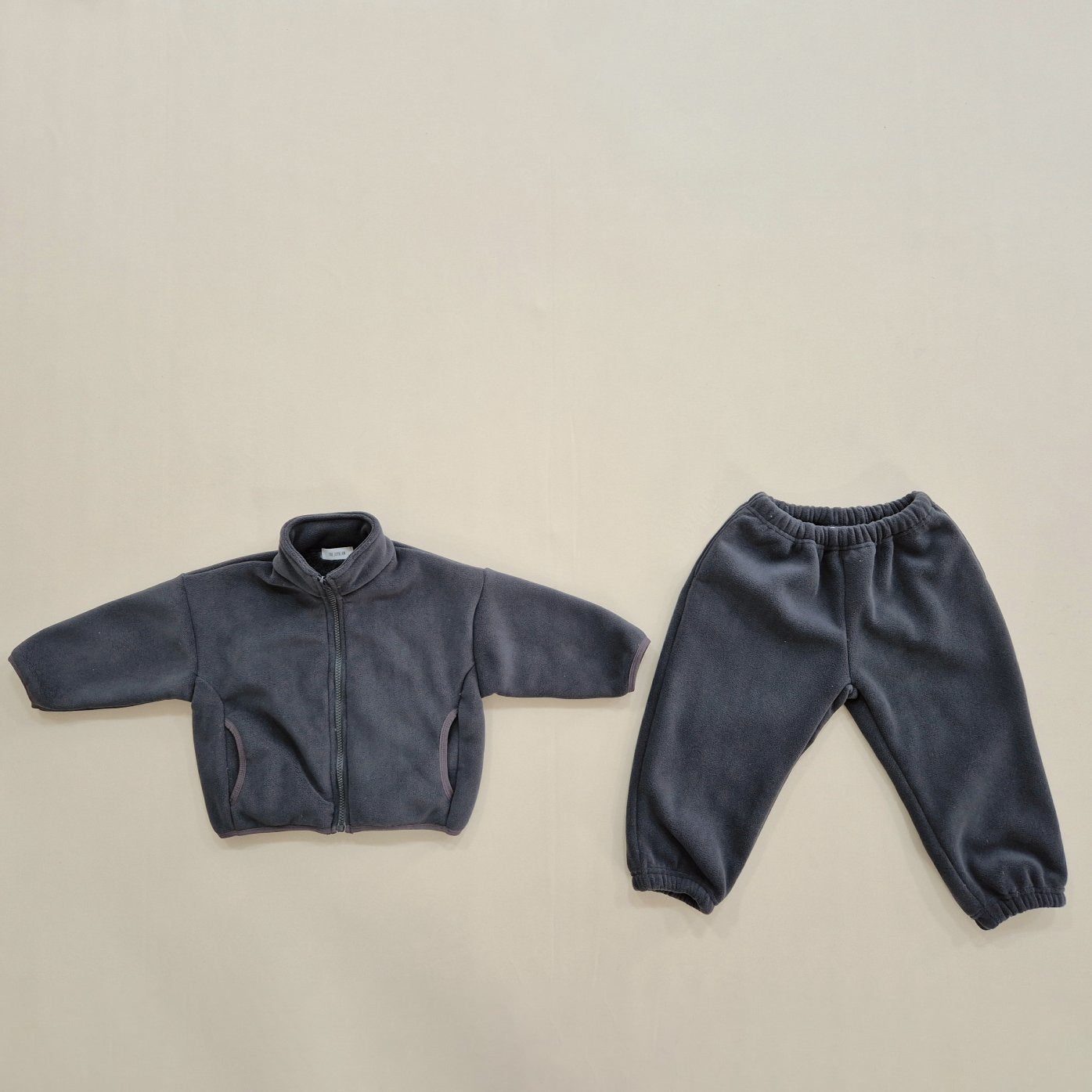 Kids Soy W24 Warm Sherpa Linded Fleece Zip Jacket and Jogger Pants Set (1-8y) - 4 Colors