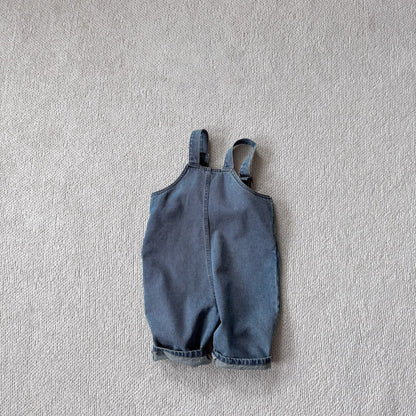 Baby Bella F25 Denim Overalls (6m-3y) - Denim