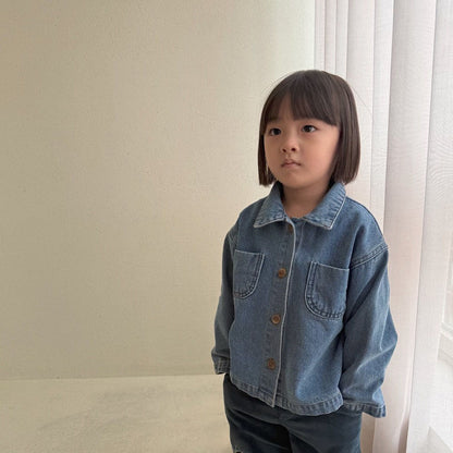 Baby/Toddler Bella F26 Denim Jacket (1-6y) - Blue