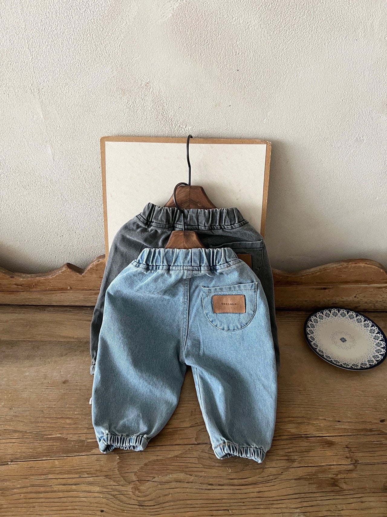 Toddler Lala Denim Jogger Pants (1-6yrs) - 2 colors