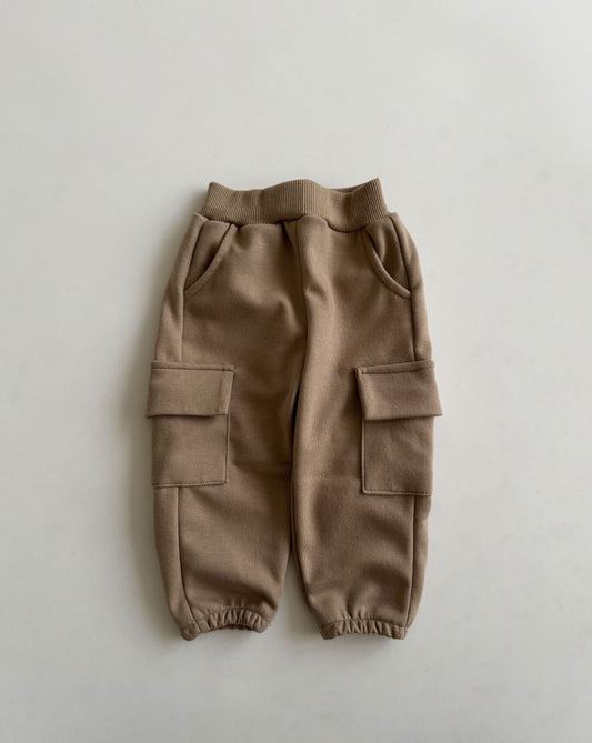 Kids Cargo Jogger Pants (3m-5y) - 4 Colors - AT NOON STORE