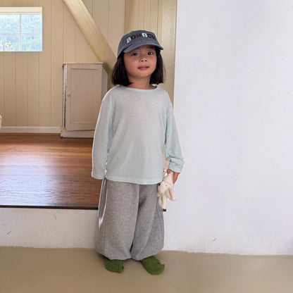 Kids F26 Soft Relaxed Fit Jogger Pants (2-8y) - Heather Gray