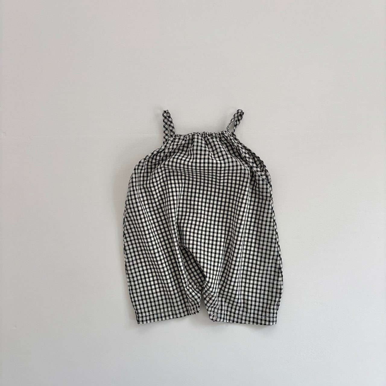 Baby Land SS26 Gingham Sleeveless Romper (4m-18m) - 2 Colors - AT NOON STORE