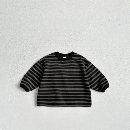 Toddler W25 Warm Stripe Long Sleeve Top (1-6y) - 3 Colors