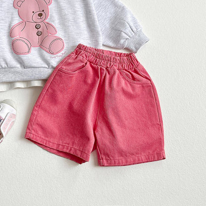 Toddler SP26 Pigment Dyed Shorts (1-6y) - 4 Colors - AT NOON STORE