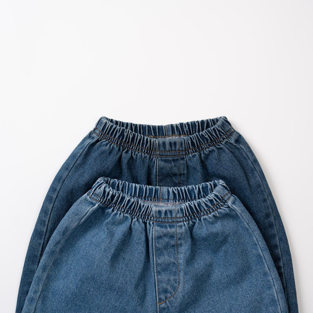 Kids Anggo F24 Denim Pull-On Pants (1-6y)- 2 Colors