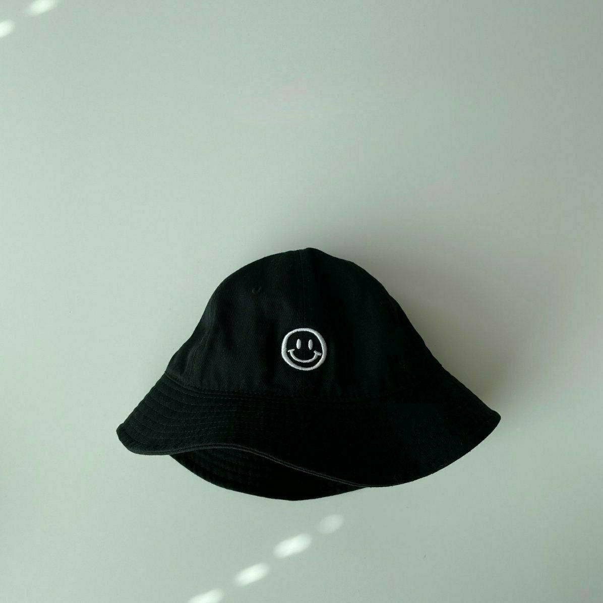 Toddler Smile Embroidery Bucket Hat (3-6y) - 4 Colors - AT NOON STORE