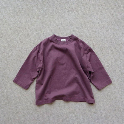 Toddler F25 Basic Loose Fit Top (15m-7y) - 3 Colors - AT NOON STORE